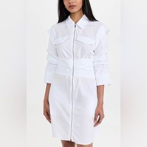 Derek Lam 10 Crosby Zip Front Shirt Dress